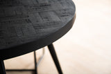Eetkamertafel rond 120 cm B340 zwart Default Title