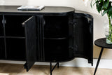 Tv-meubel 4D 165 cm B340 zwart Default Title